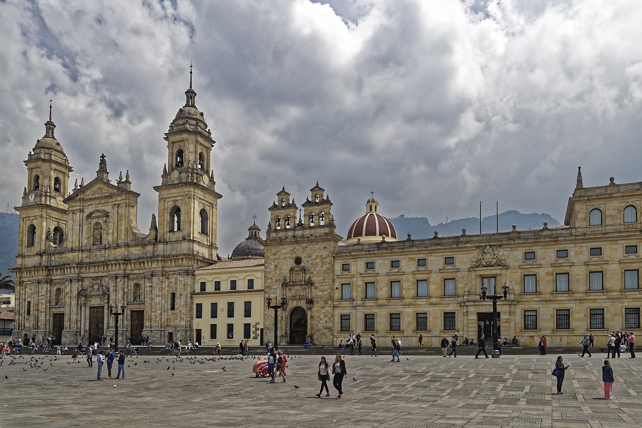 colombia, bogotá, cathedral, catedral primada de colombia, plaza de bolívar, church, religion, christianity, architecture, city, colonial time, historical, colombia, colombia, colombia, colombia, colombia, bogotá