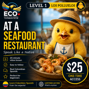 En un Restaurante de Comida de Mar